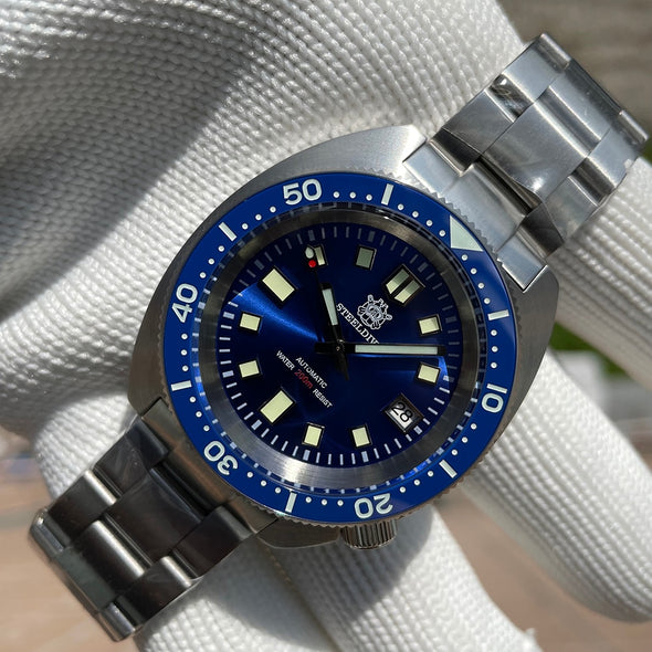 STEELDIVE SD1977 6105/8000 Slim Turtle Diver Watch