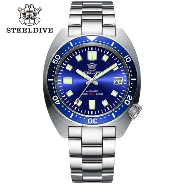 STEELDIVE SD1977 6105/8000 Slim Turtle Diver Watch