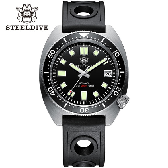 STEELDIVE SD1977 6105/8000 Slim Turtle Diver Watch