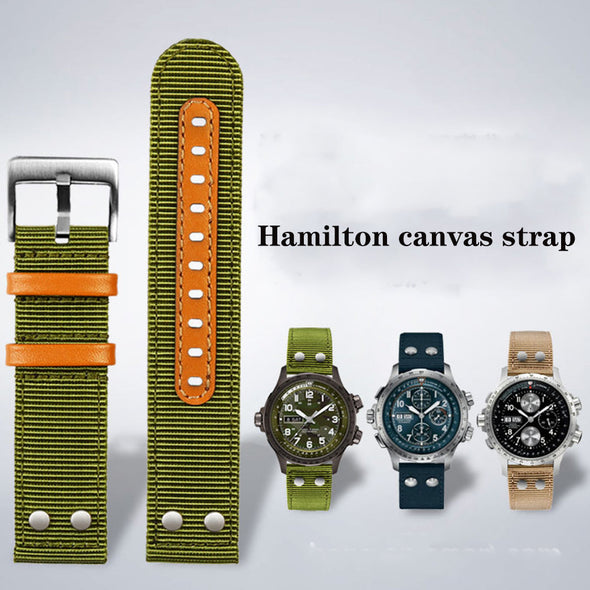 Soft Nylon Canvas Strap Watchband