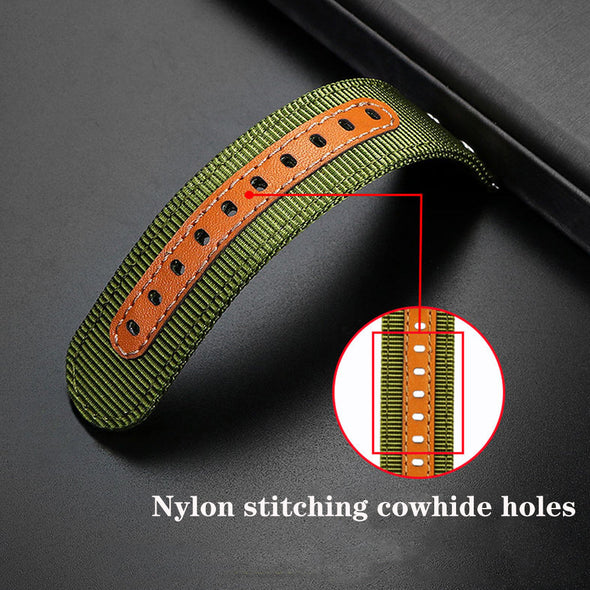 Soft Nylon Canvas Strap Watchband
