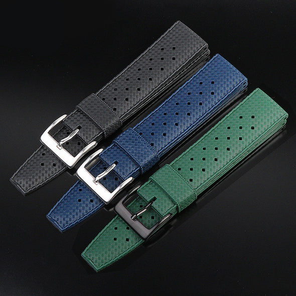 ★Special Offer★ Vintage Tropical Rubber Watch Band Dive Strap