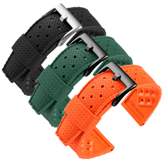 ★Special Offer★ Vintage Tropic Rubber Watch Band Dive Strap