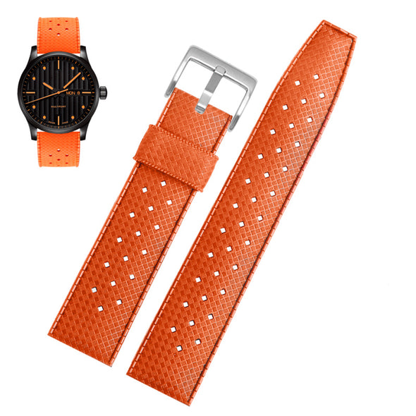 ★Special Offer★ Vintage Tropical Rubber Watch Band Dive Strap