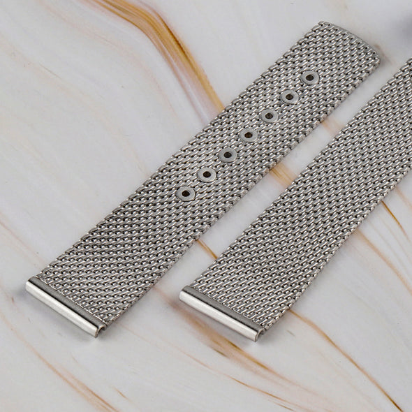 Hole Adjustable Mesh Watch Straps