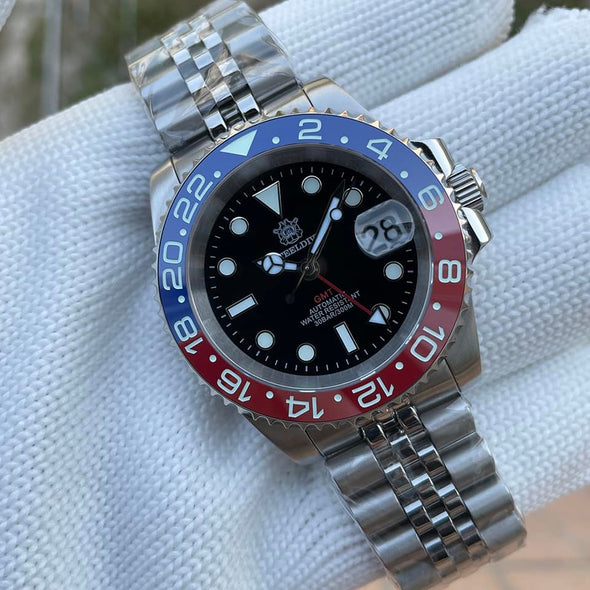 ★LaborDay Sale★Steeldive SD1993 NH34 GMT Automatic Watch V2