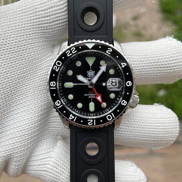 Steeldive SD1994 SKX007 NH34 GMT Automatic Watch