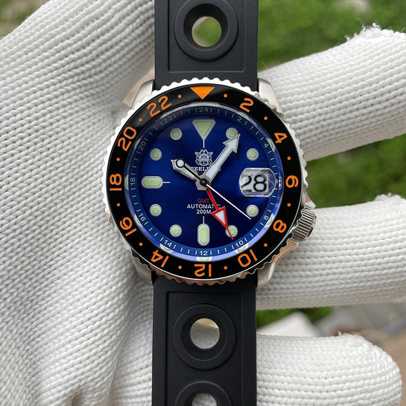 Steeldive SD1994 SKX007 NH34 GMT Automatic Watch