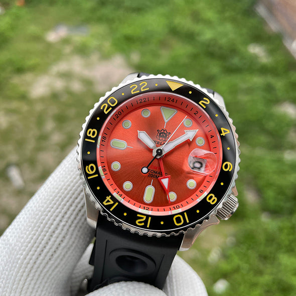 Steeldive SD1994 SKX007 NH34 GMT Automatic Watch