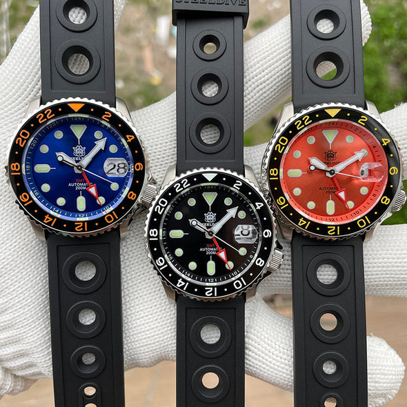 Steeldive SD1994 SKX007 NH34 GMT Automatic Watch