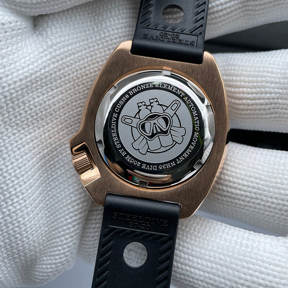 ★Welcome Deal★Steeldive SD1970S Bronze 6105 Turtle Diving Watch V2