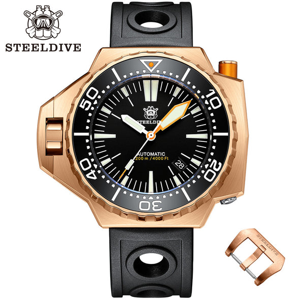 STEELDIVE SD1969S 1200m Bronze Professional Diver Watch