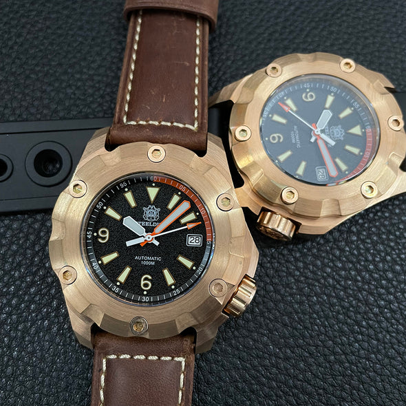 Steeldive SD1942S 45MM Solid Bronze Watch