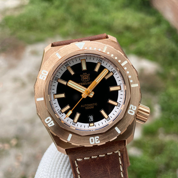 Steeldive SD1947S Solid Bronze 1000m Dive Watch