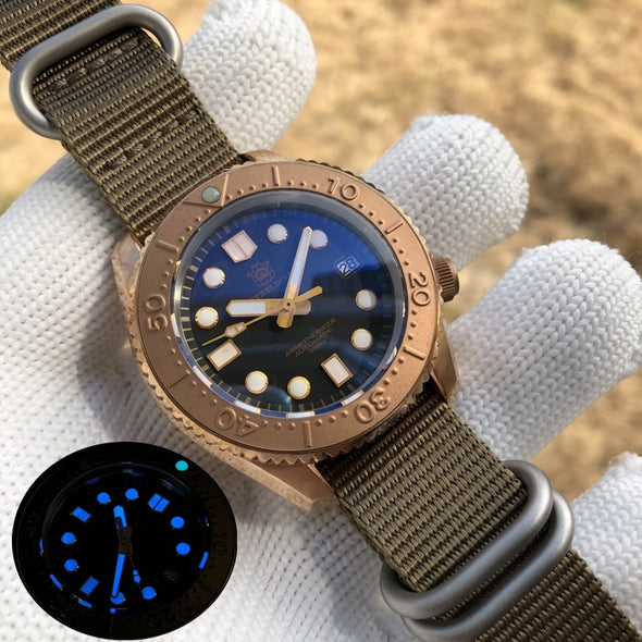 Steeldive SD1968S Bronze MM300 Monobloc Watch