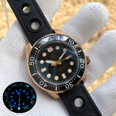 Steeldive SD1968S Bronze MM300 Monobloc Watch