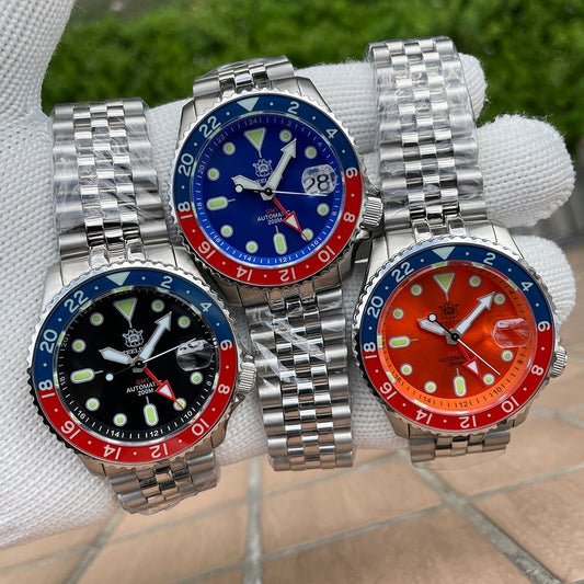 Steeldive SD1994L Sapphire Bezel NH34 GMT Watch