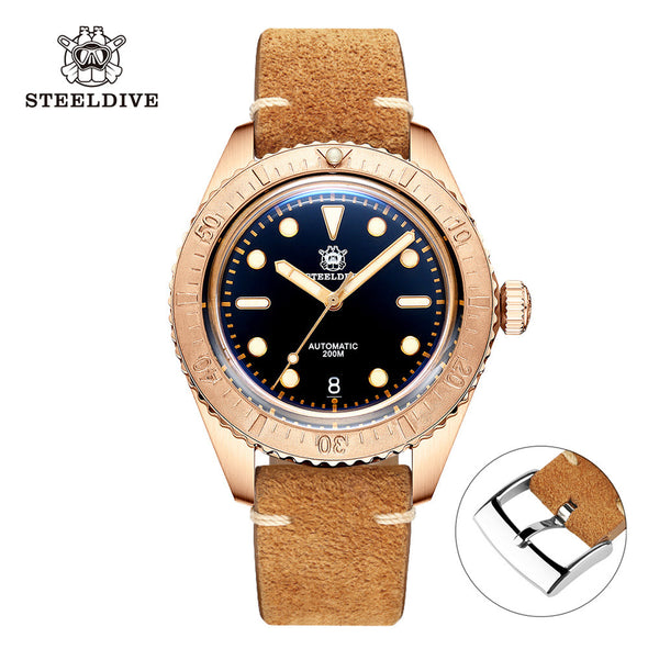 Steeldive SD1965S Solid Bronze Watch