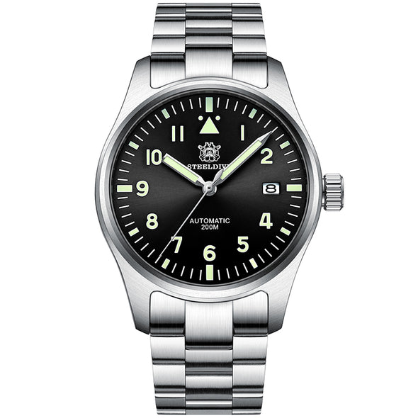 Steeldive SD1940 39mm Pilot Men Watch