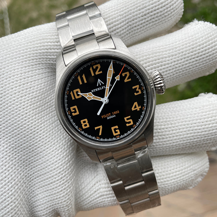 Buy Steeldive Quartz Watches SF740 Pilot Watch SF8203