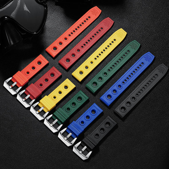 Steeldive Hole Rubber Watch Strap Watch Band