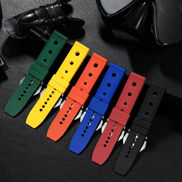 Steeldive Hole Rubber Watch Strap Watch Band