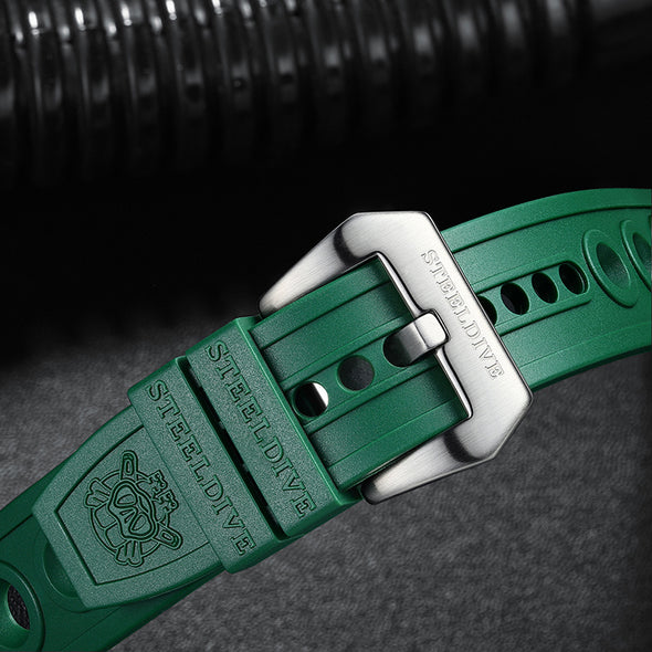 Steeldive Hole Rubber Watch Strap Watch Band