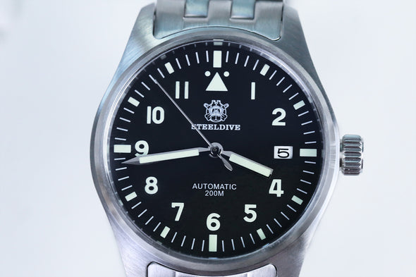 Steeldive SD1940 39mm Pilot Men Watch