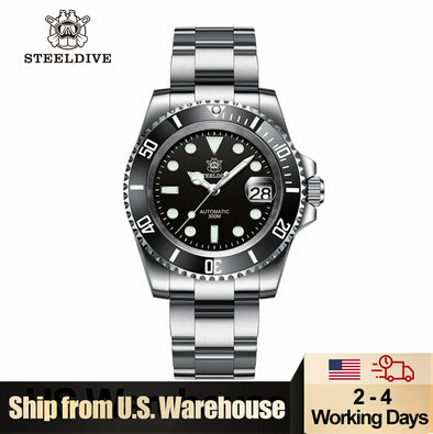 ★USA Stock★ Steeldive SD1953 Sub Men Watch