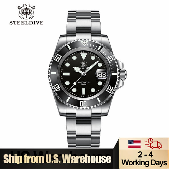 ★USA Stock★ Steeldive SD1953 Sub Men Watch