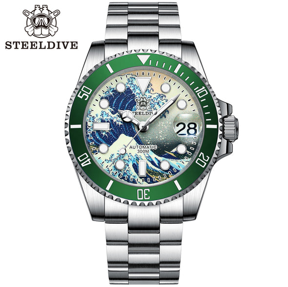 Steeldive SD1953 Great Wave Sub Diver Watch