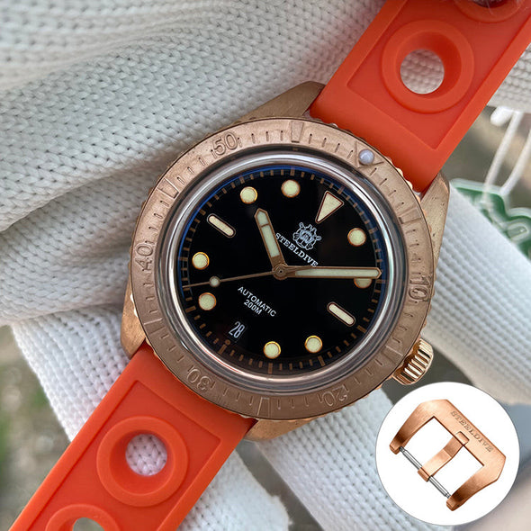Steeldive SD1965S Solid Bronze Watch
