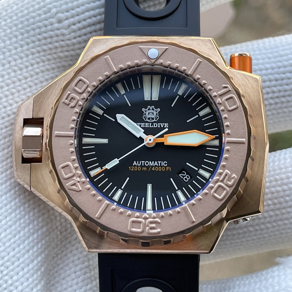 STEELDIVE SD1969S 1200m Bronze Professional Diver Watch