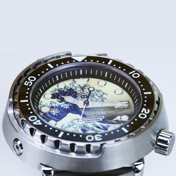 STEELDIVE SD1975J Great Wave Tuna Diver Watch