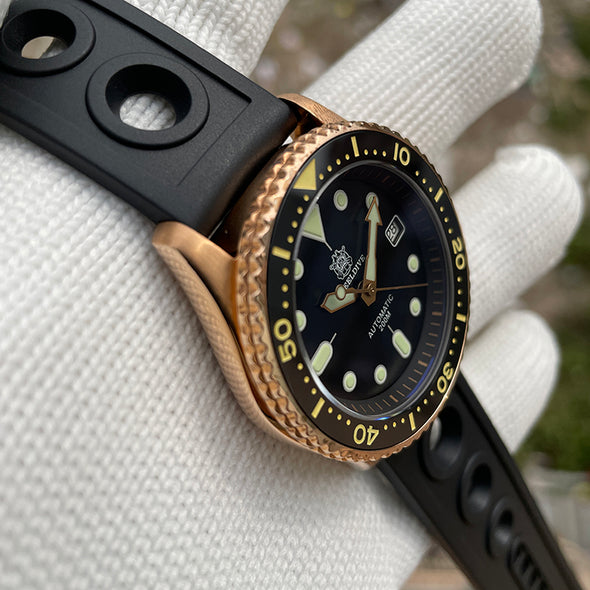 ★LaborDay Sale★Steeldive SD1973S SKX007 Bronze Dive Watch