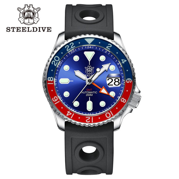 Steeldive SD1994L Sapphire Bezel NH34 GMT Watch