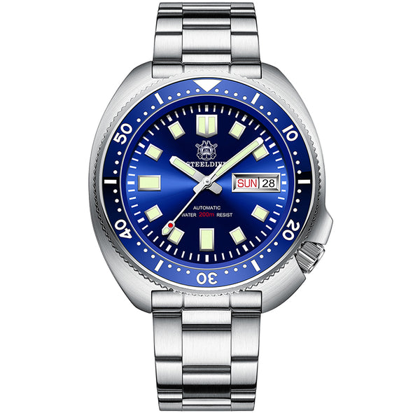 Steeldive SD1970W NH36 Automatic 6309 Turtle Dive Watch