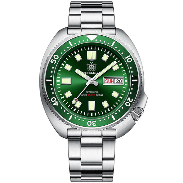 Steeldive SD1970W NH36 Automatic 6309 Turtle Dive Watch