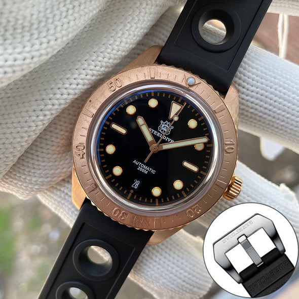 Steeldive SD1965S Solid Bronze Watch