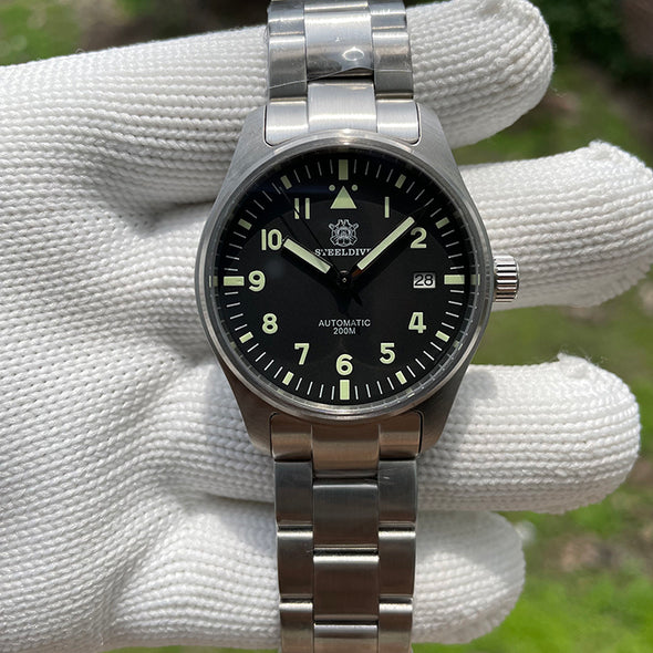 Steeldive SD1940 39mm Pilot Men Watch